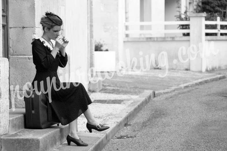 Séance photos d'époque, sexy & glamour - Priscilla - La Rochelle