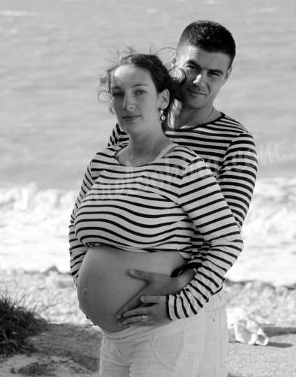 Shooting   - Séance Photo Couple & Grossesse - Priscillia & Clément - La Rochelle -  ans - 