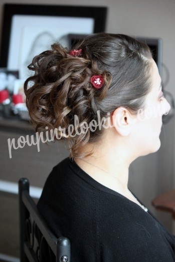 Préparation Chignon Mariage - Céline - La Rochelle