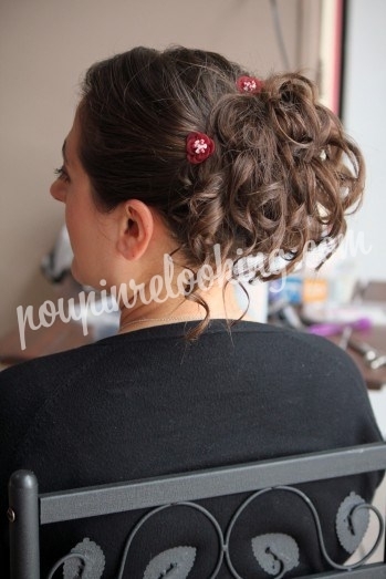 Préparation Chignon Mariage - Céline - La Rochelle