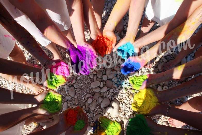 Séance Photo Enterrement Vie de Jeune Fille – Holi Time - La Rochelle – Anne-Flore