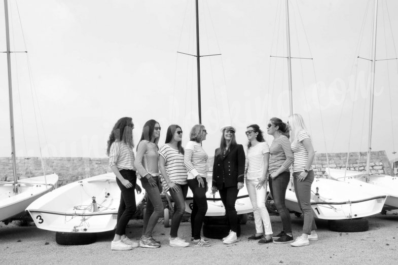 Séance photo EDVJF sur la plage de La Rochelle - Margaux