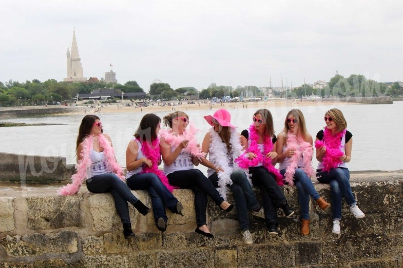 Séance photo déguisée EVJF sur La Rochelle - Fanny