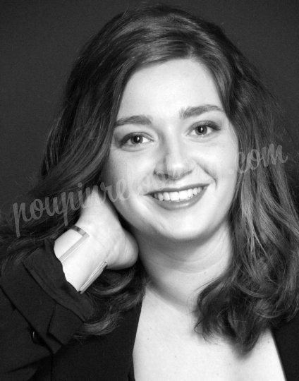 Shooting   - Séance photo en portrait noir & blanc - Alexane -  ans - 