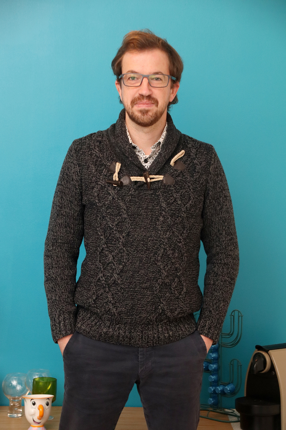 Changement total de look pour Sylvain de La Rochelle