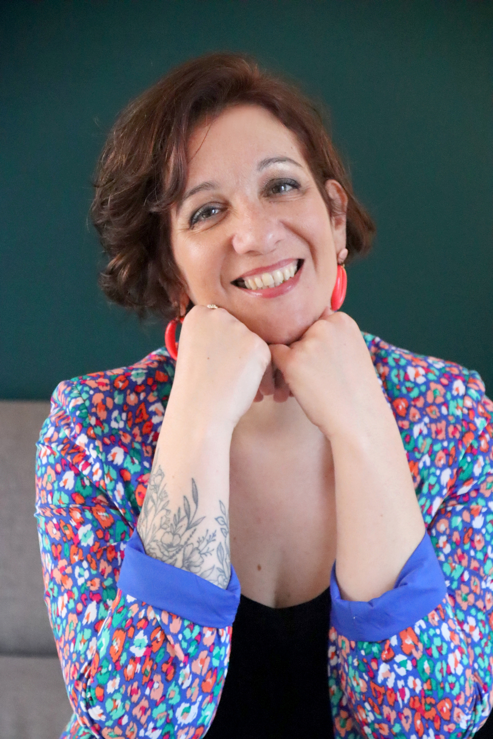 Relooking visage de Helene à Villedoux - 38 ans