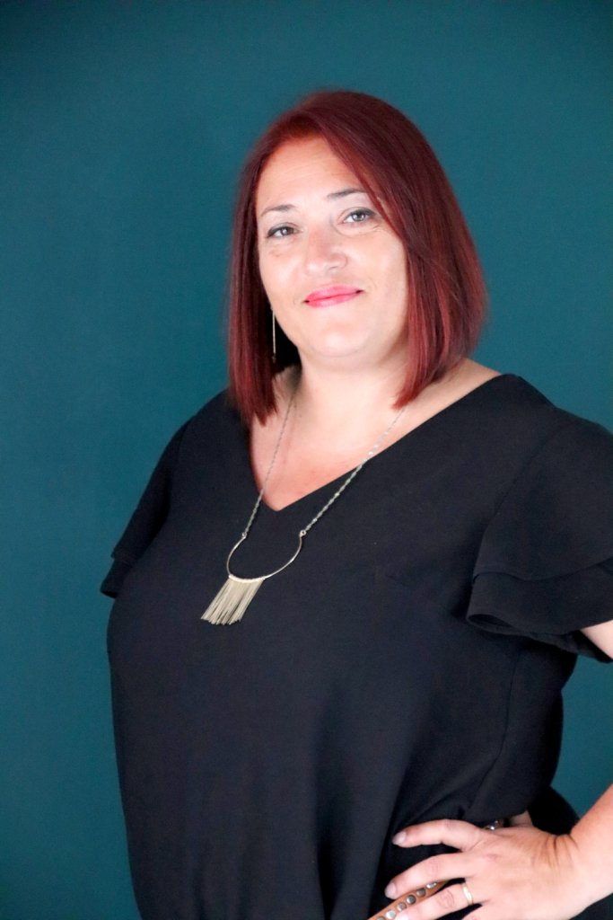 Relooking visage de Aude à Bordeaux - 45 ans