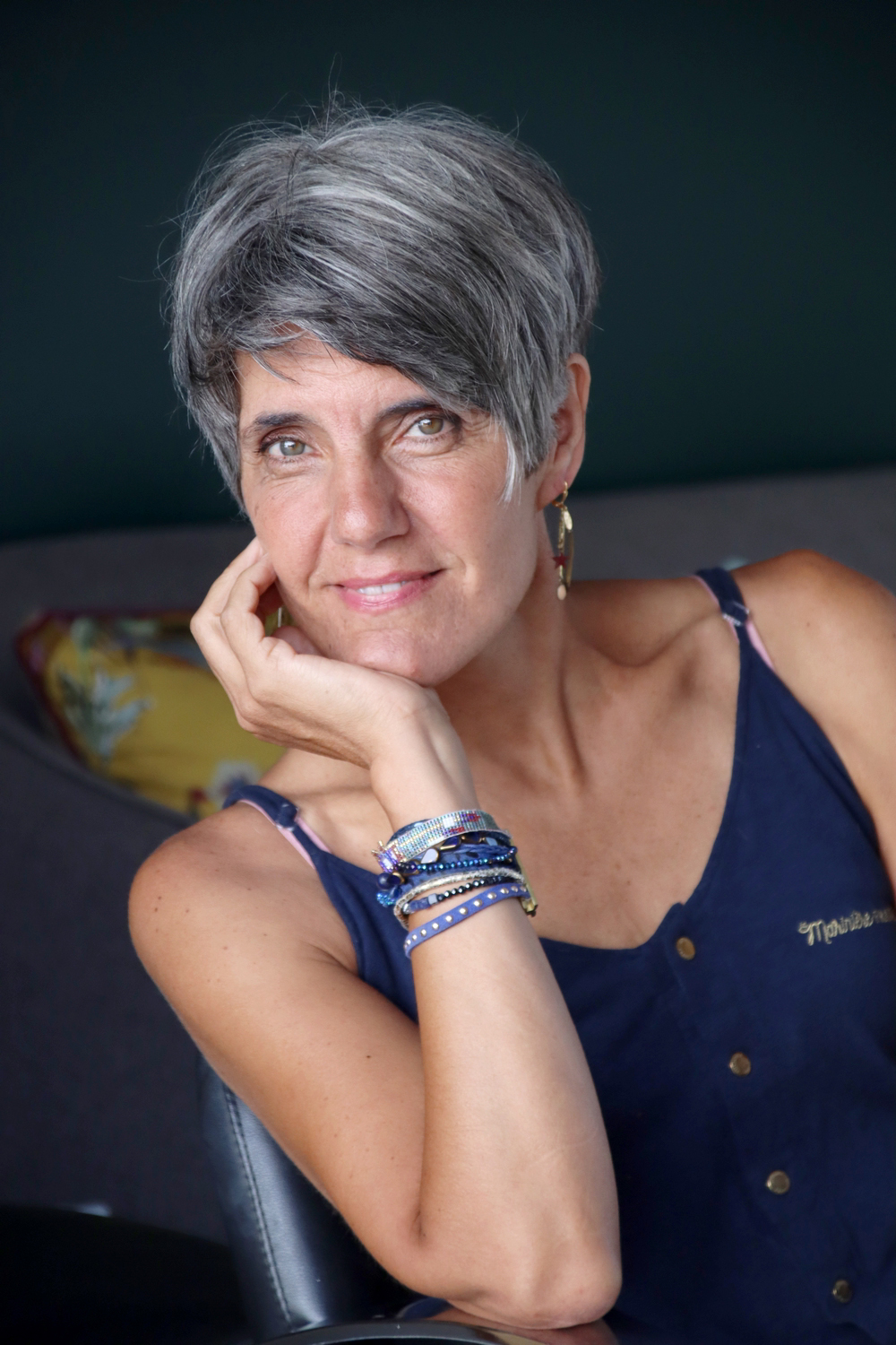 Relooking visage de Helene à Rennes - 48 ans