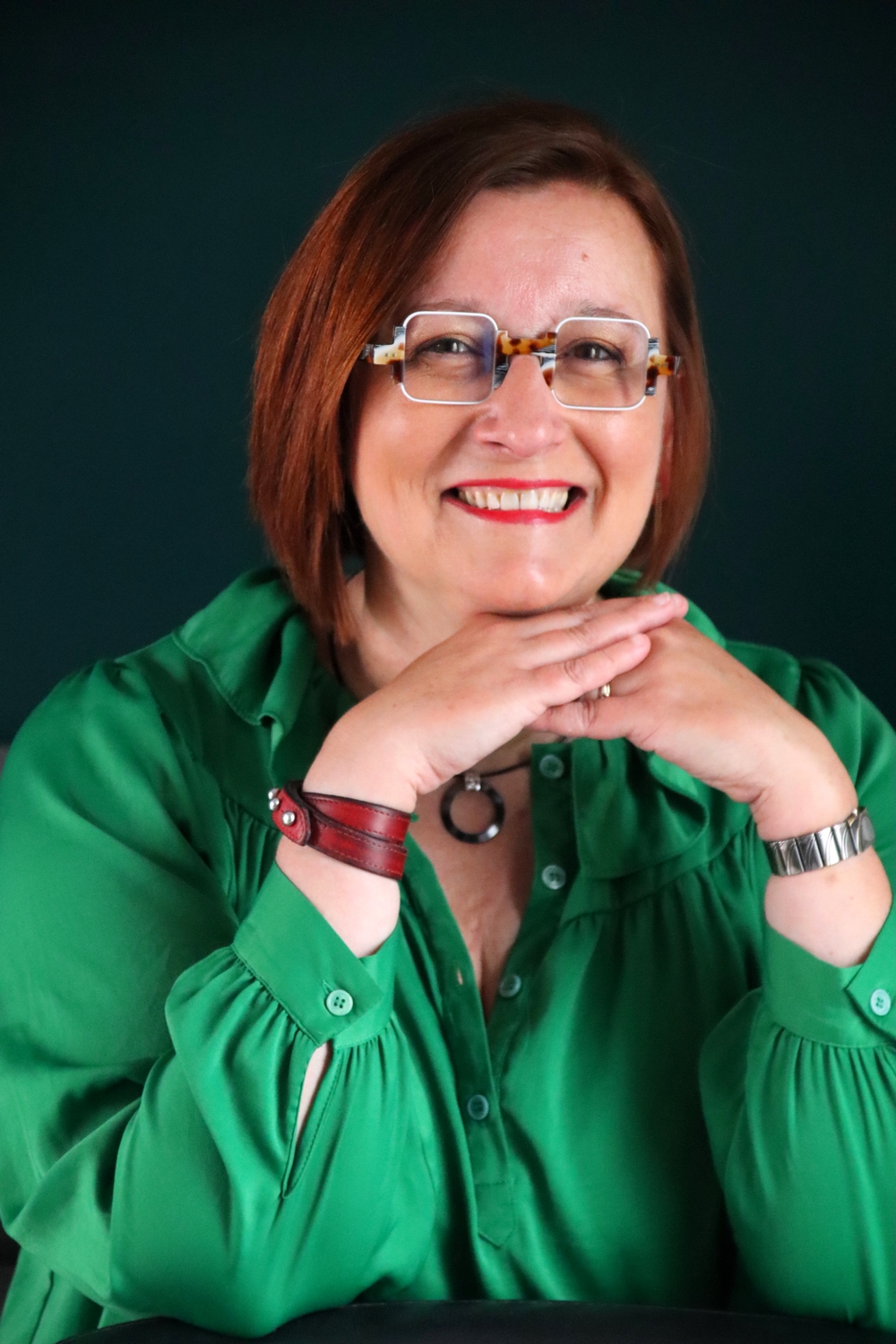 Relooking visage de Corinne en Vendee - 54 ans