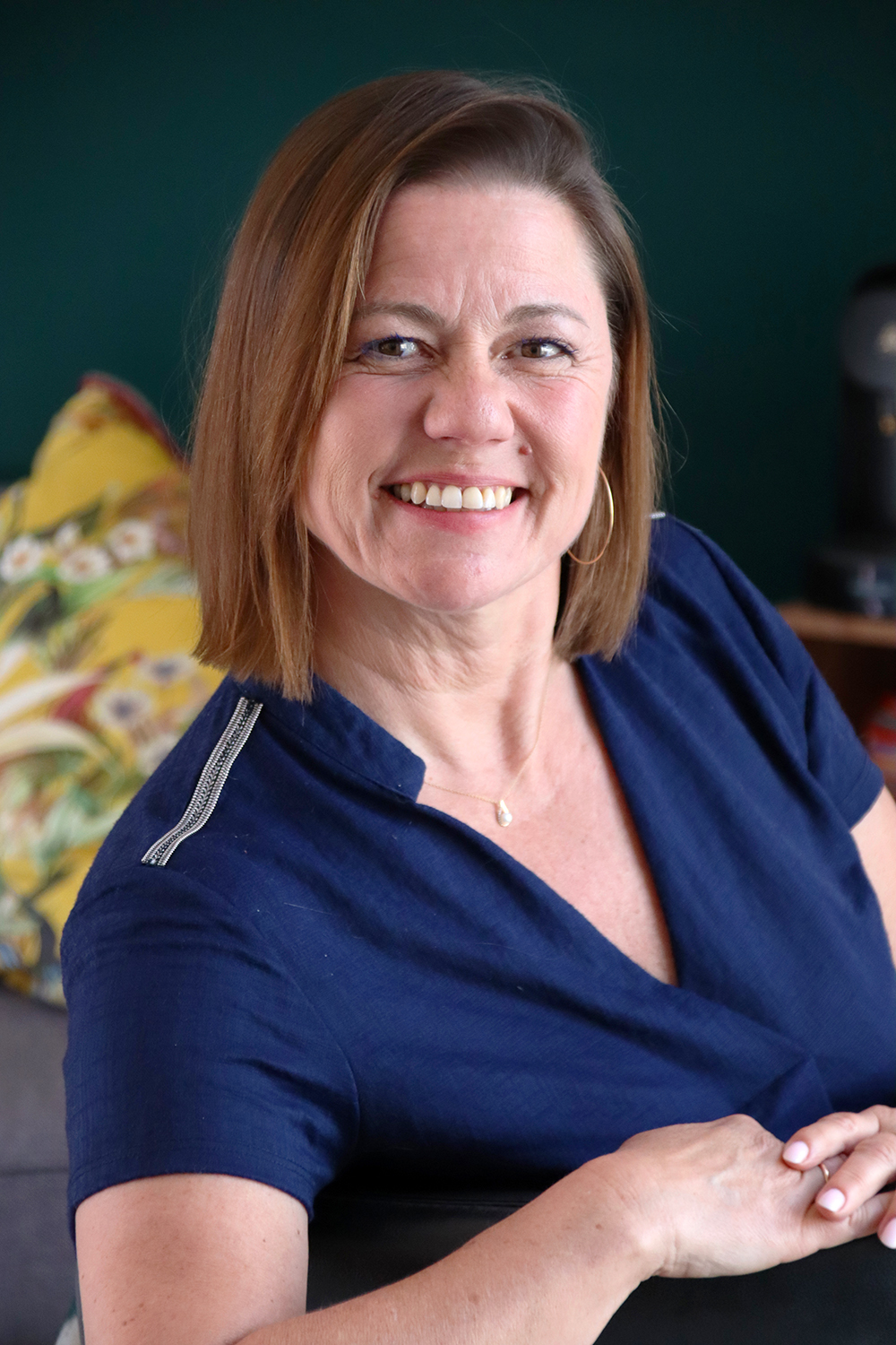 Relooking visage de Christel à Tremblade - 51 ans