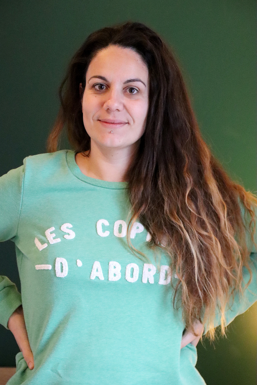 Relooking visage de Sophie à Fouras - 34 ans