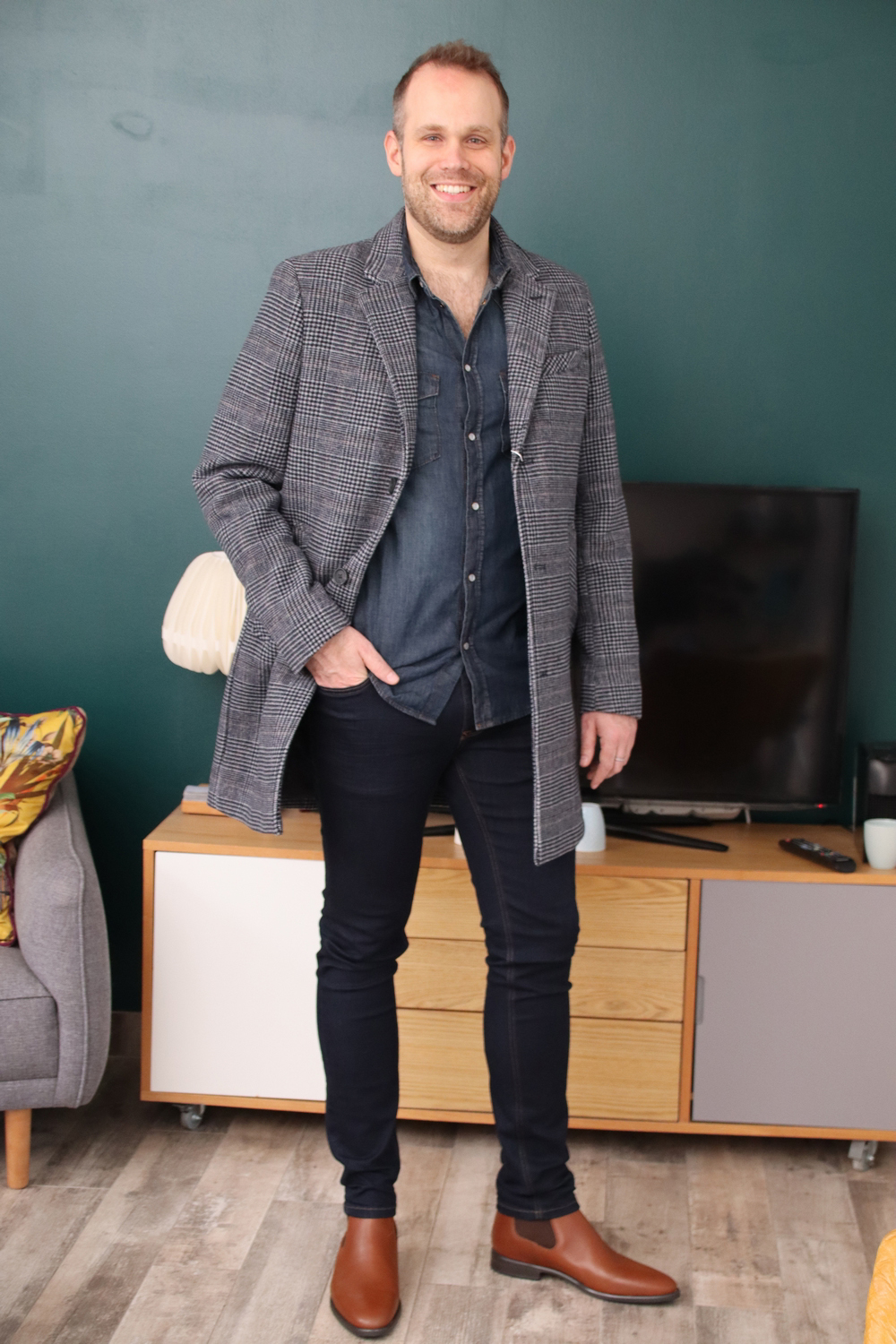 Relooking visage de Simon à Reims - 38 ans