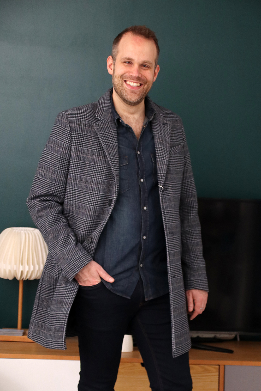 Relooking visage de Simon à Reims - 38 ans