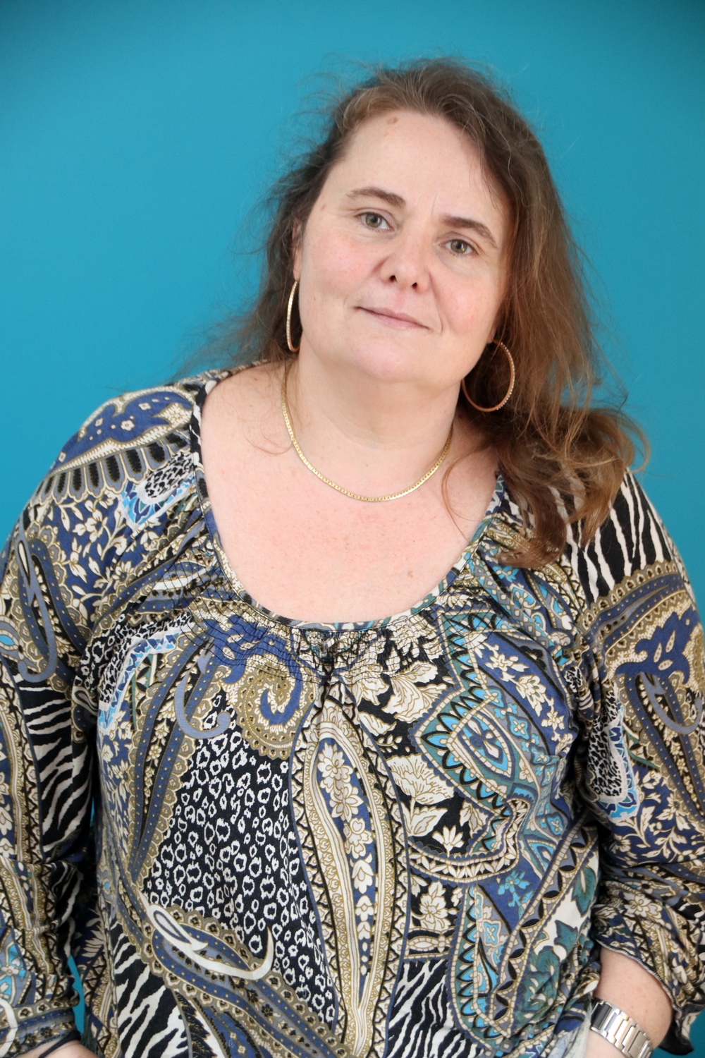 Relooking visage de Celine à Marrans - 50 ans