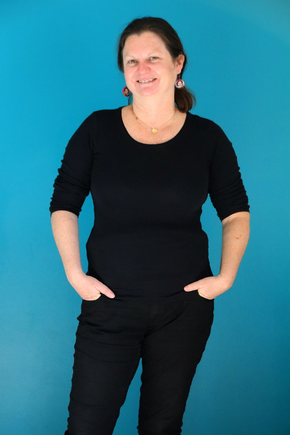 Relooking visage de Delphine à Ile Dolerôn - 40 ans