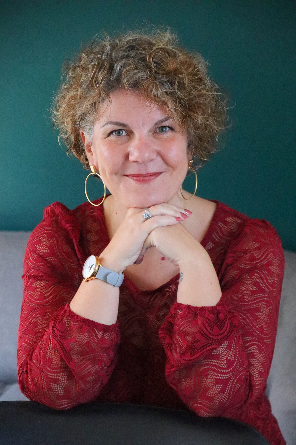 Relooking visage de Amandine à Poitiers - 41 ans