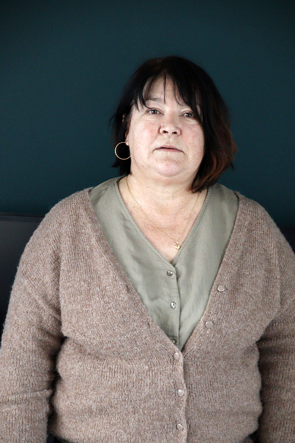 Relooking visage de Marie Christine à Talomn St Hilaire - 58 ans