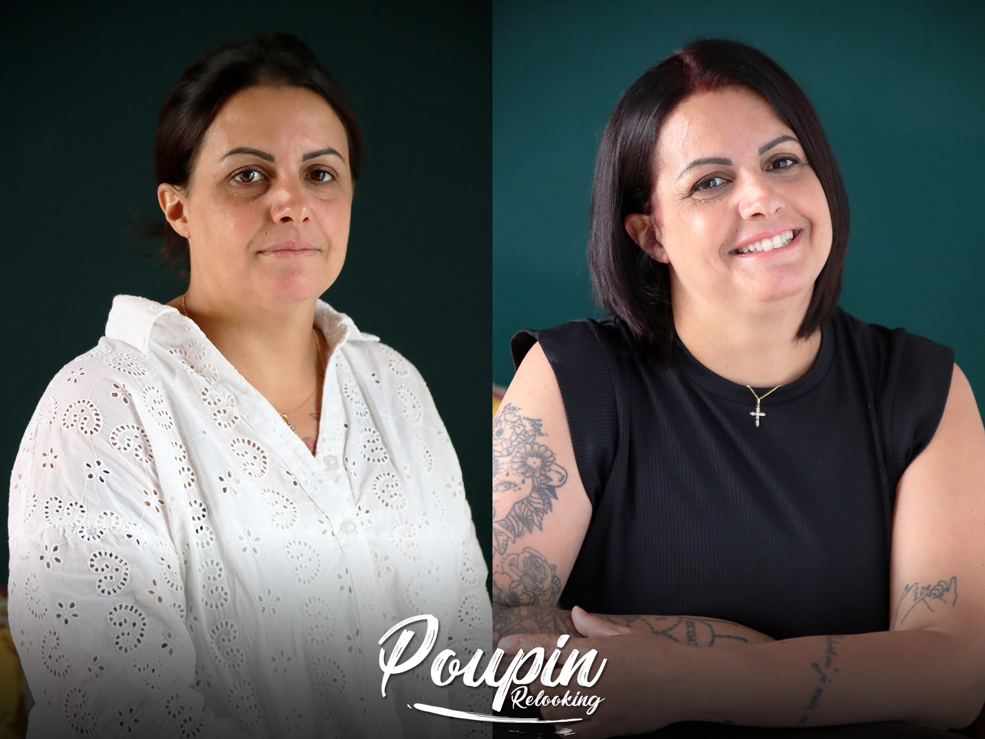 Relooking visage de Coralie à La Pallice - 39 ans