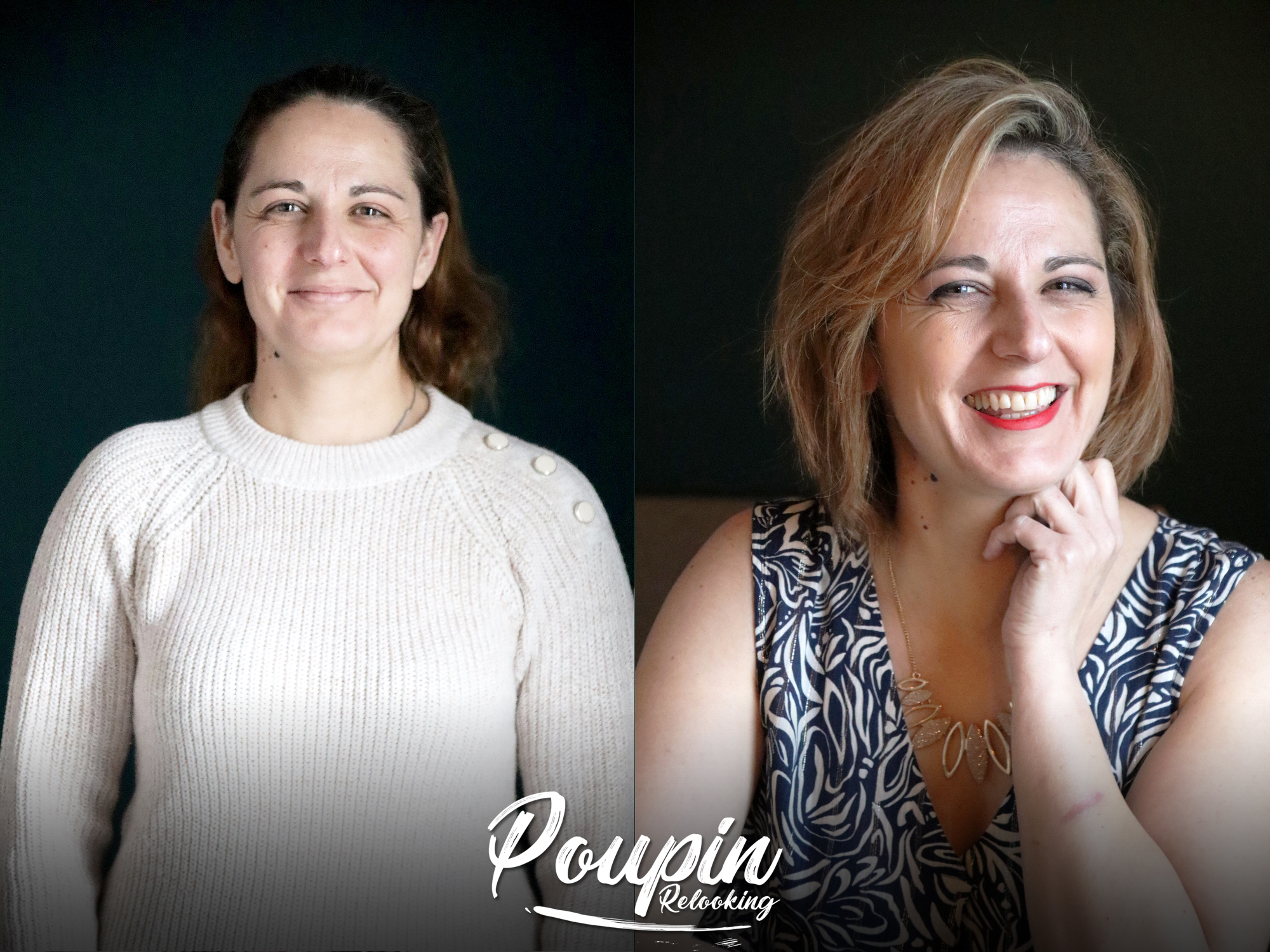 Relooking visage de Ingrid à Saintes - 43 ans