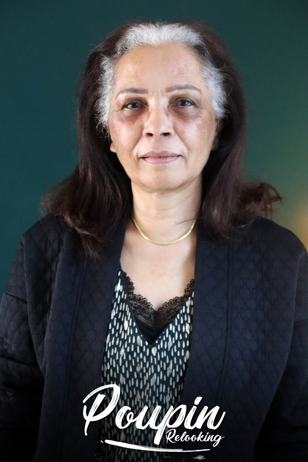 Relooking visage de Marie à Ferrieres - 65 ans